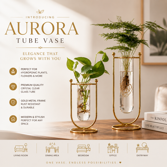 Aurora Crystal Vase (Set of 2)