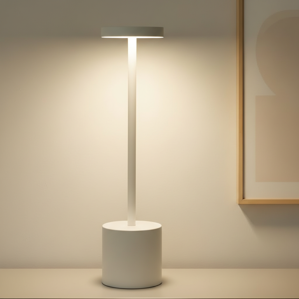 LUMITOP™ Aura Touch LED Table Lamp – Minimal Rechargeable, Dimmable & Cordless LED Light