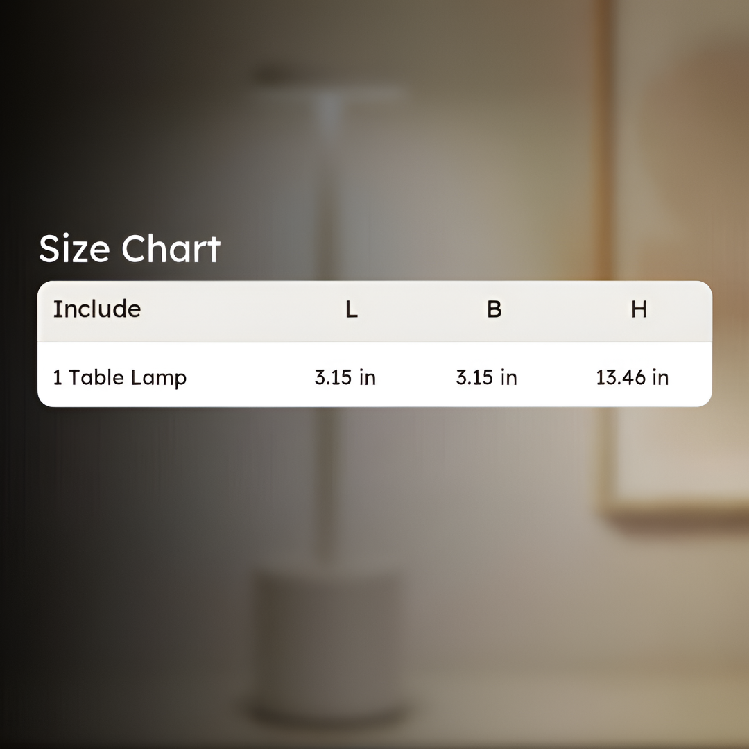 LUMITOP™ Aura Touch LED Table Lamp – Minimal Rechargeable, Dimmable & Cordless LED Light